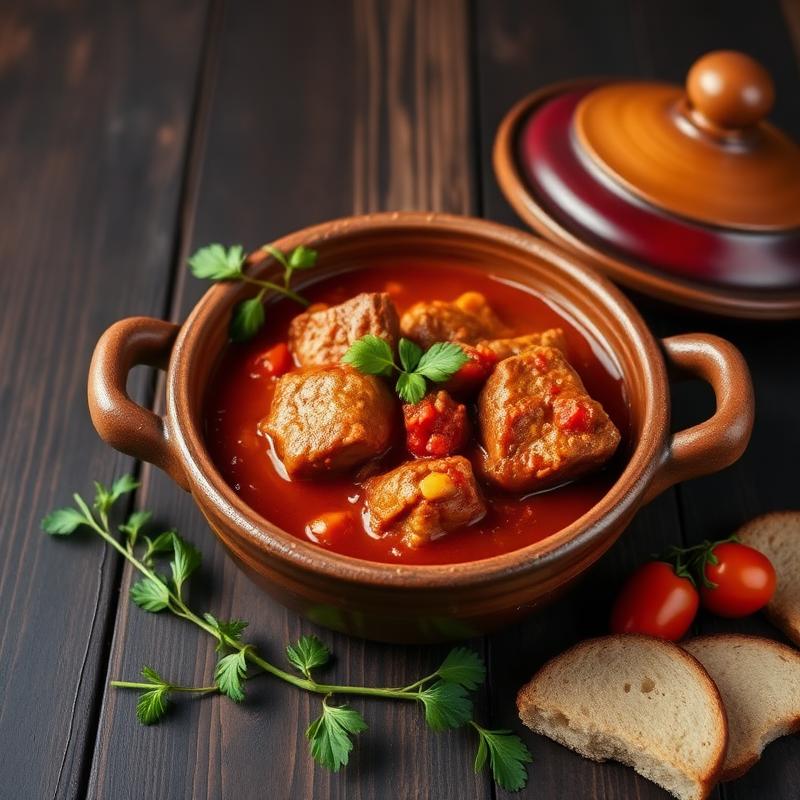 Carne con tomate